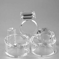 Serviettenringe aus Kristall in verschiedenen Formen